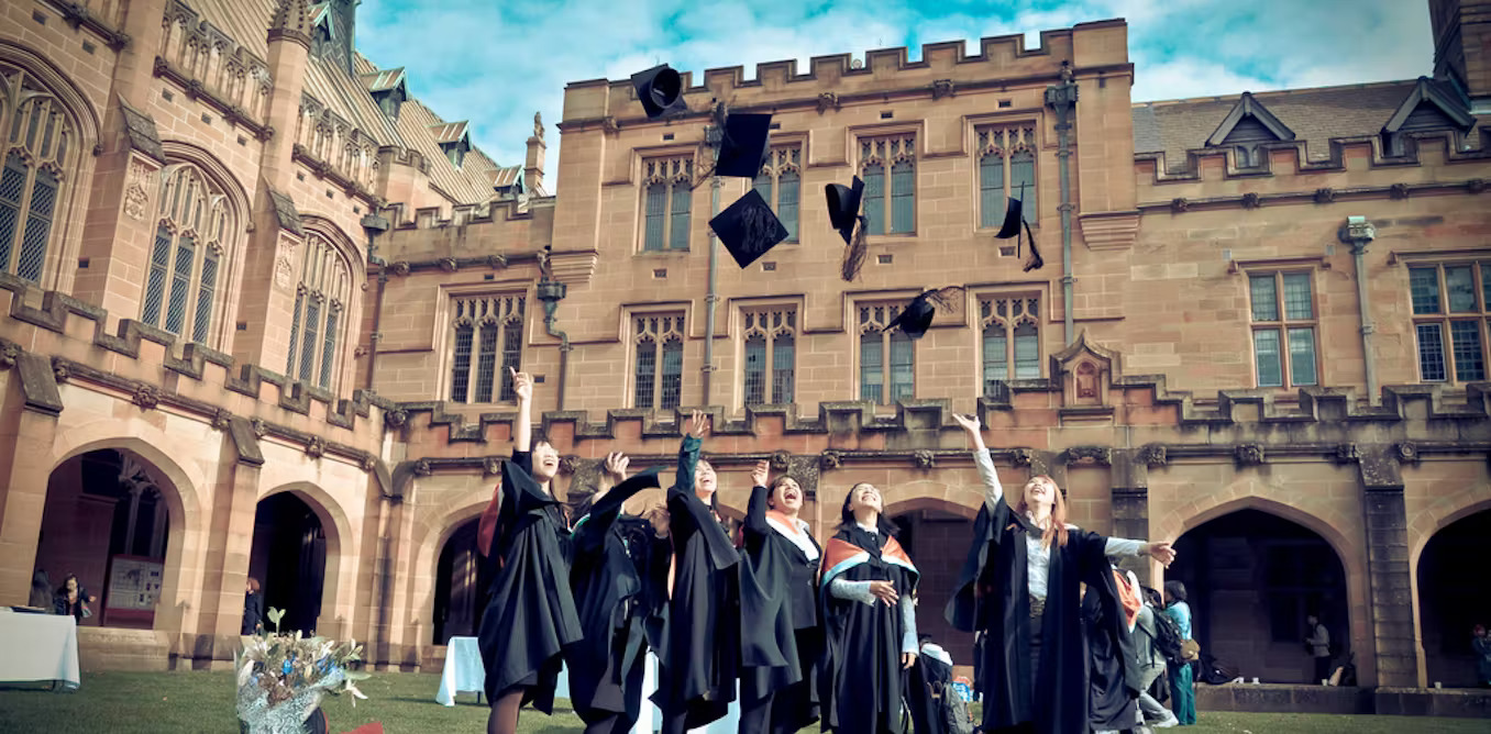 Students at an Australian university